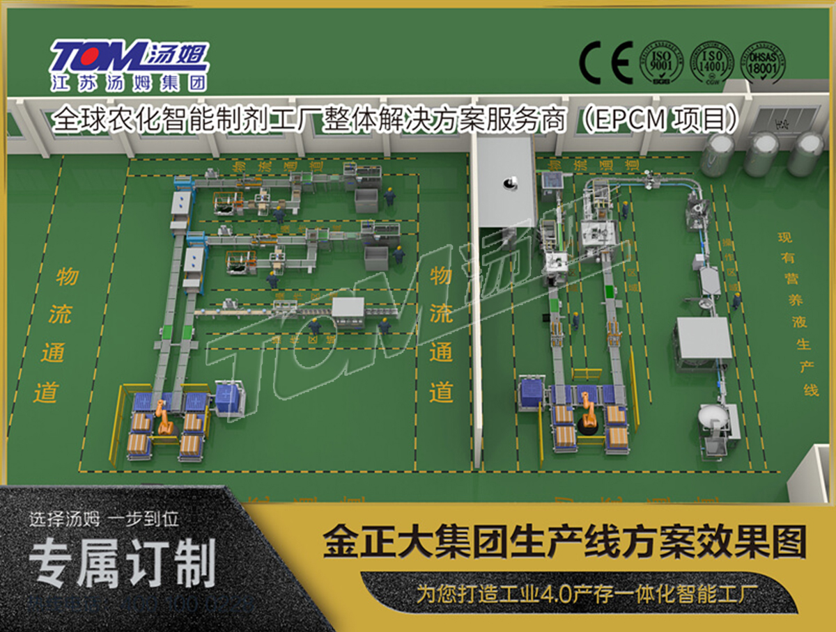 金正大集團生產(chǎn)線方案效果圖